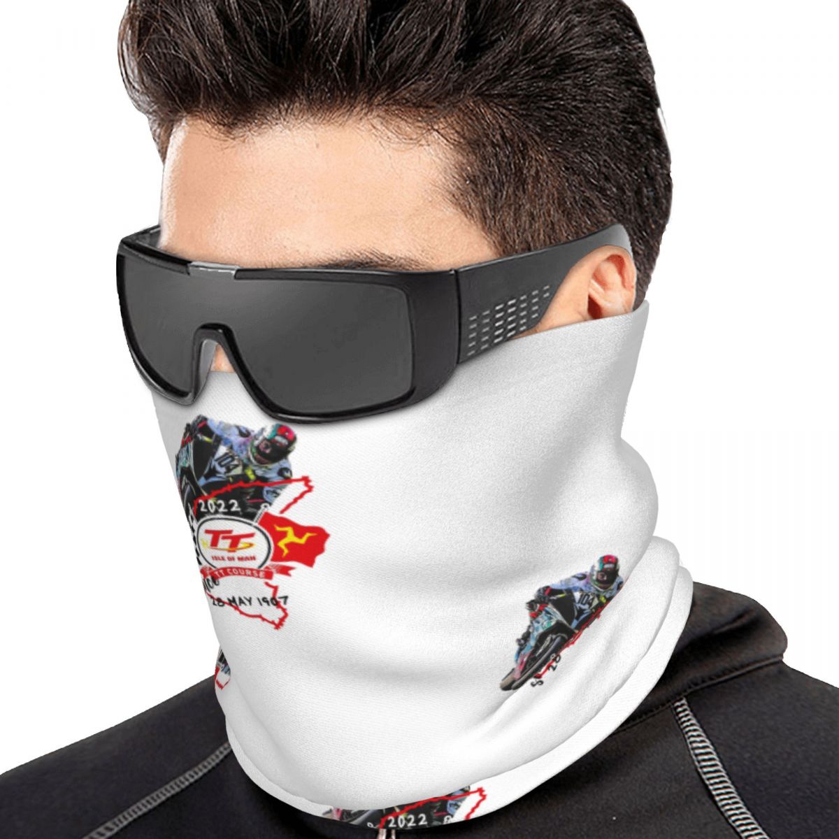 Neck Gaiter Face Cover - Scaldacollo Elastico Multifunzionale Isle Of Man