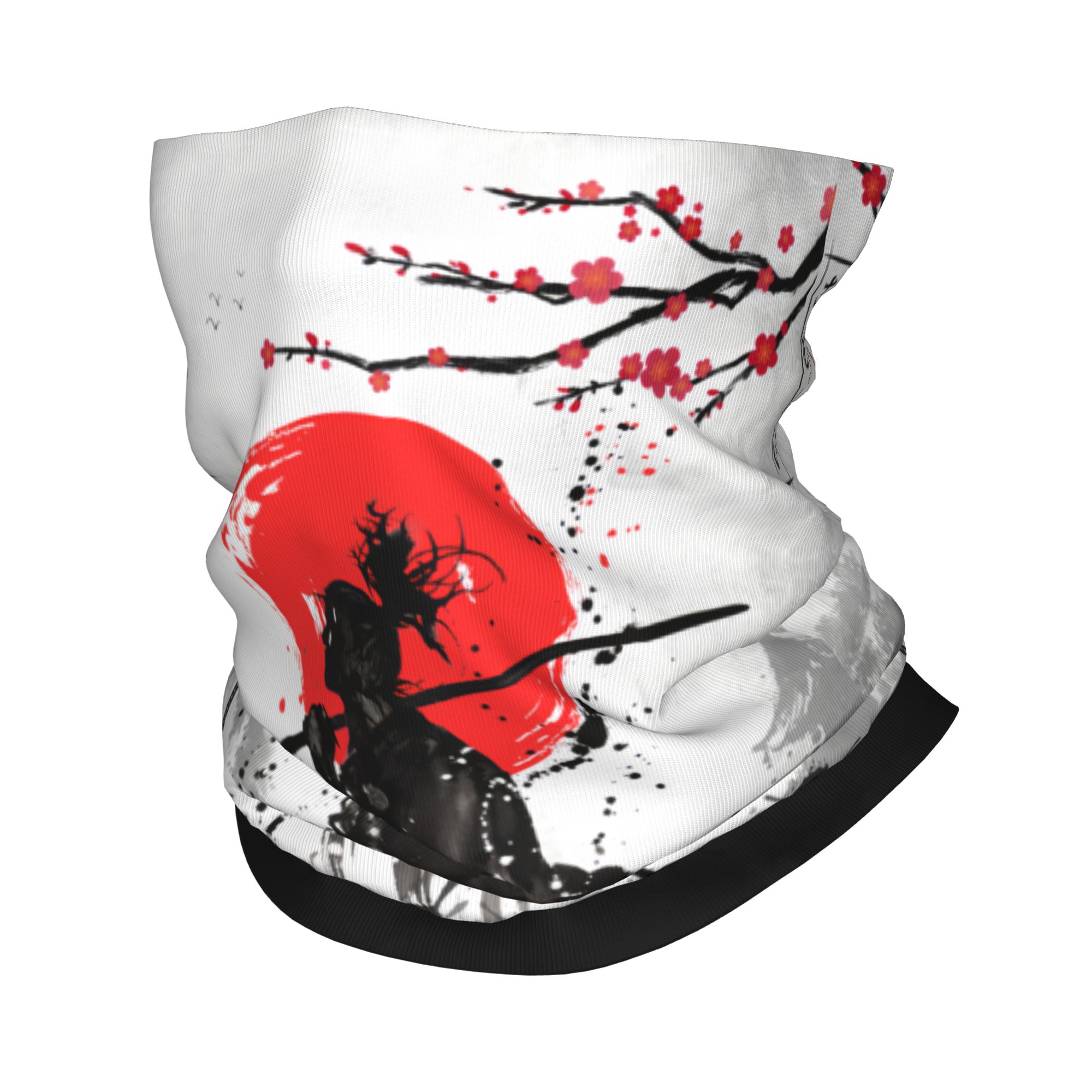 Neck Gaiter Face Cover - Bandana Giapponese da Guerriero Samurai, Scaldacollo