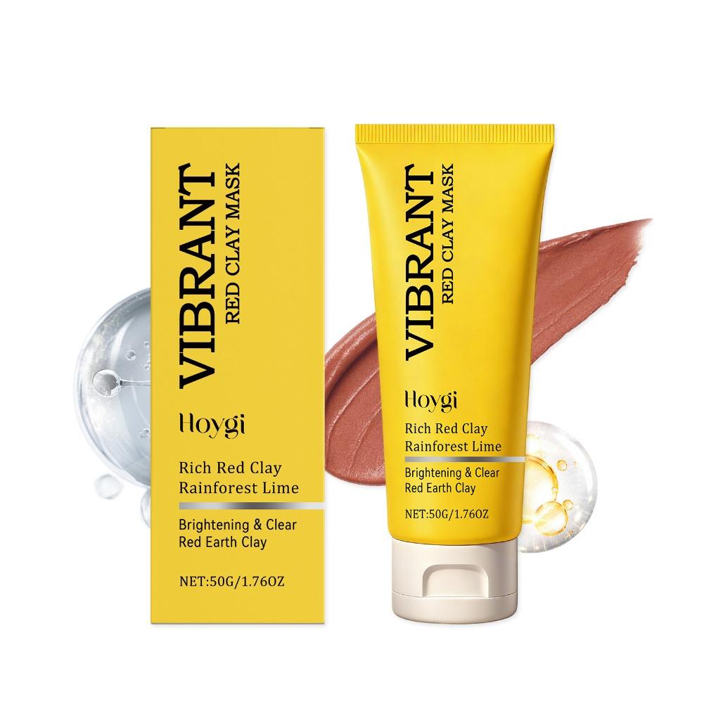 Dust Mask Construction - Maschera di Argilla Rossa Vibrante -