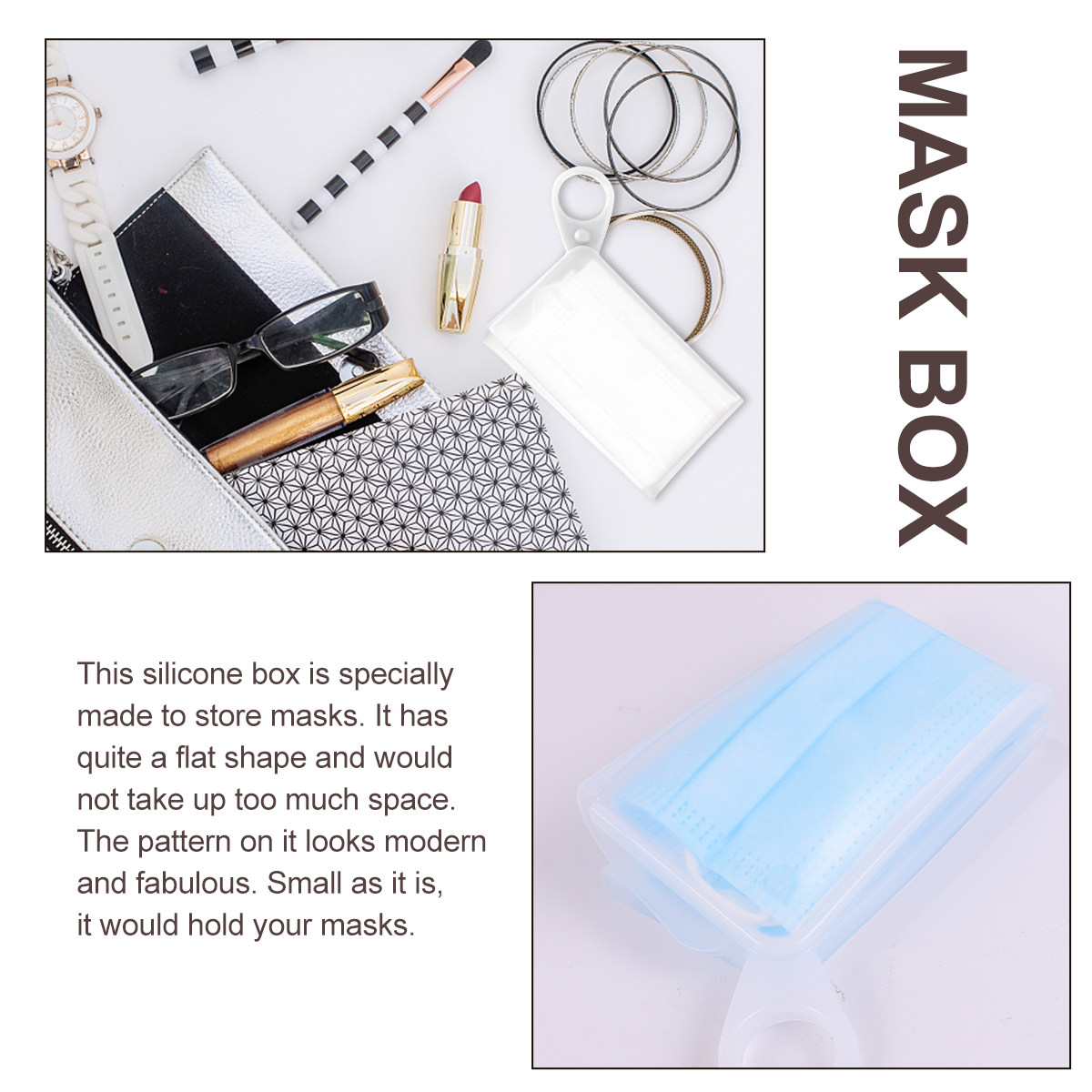 2 pezzi di scatola portamask i - Face Mask Storage Box recensione e prezzo