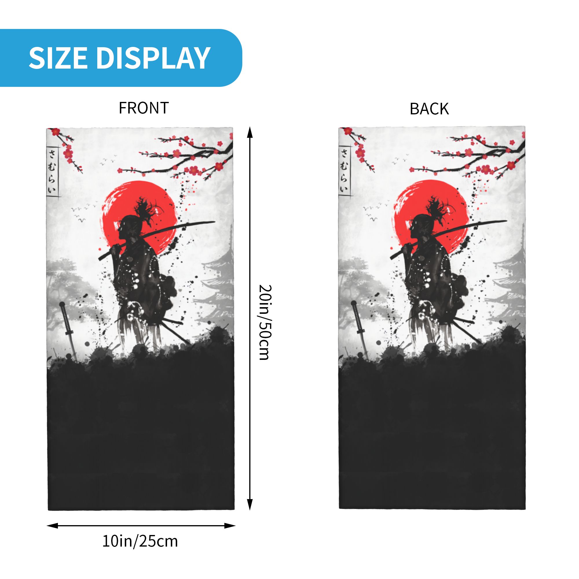 Bandana Giapponese da Guerrier - Neck Gaiter Face Cover recensione e prezzo